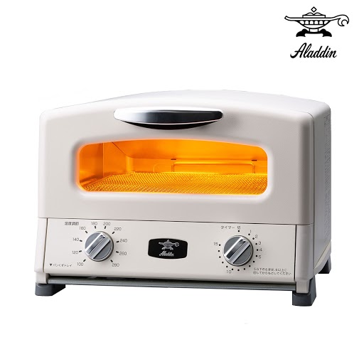 【アラジン】グリル＆トースター 4枚焼き : ホワイト